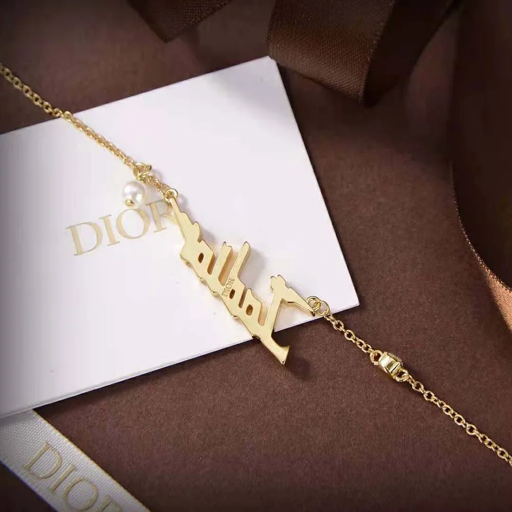 Dior J'Adior Necklace Gold for Women in Finish Metal Dior J'Adior Necklace Gold for Women in Finish Metal