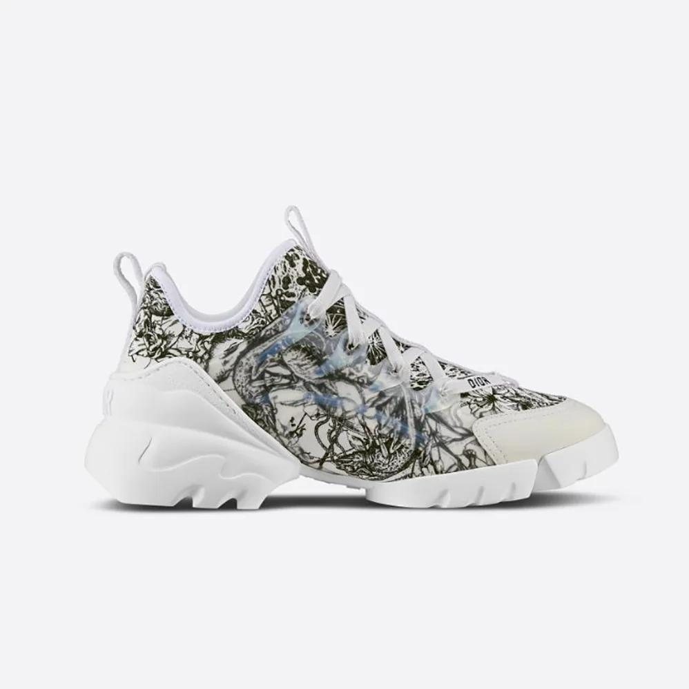 Dior D-connect Sneaker Zodiac Printed Technical Fabric for Women Dior D-connect Sneaker Zodiac Printed Technical Fabric for Women
