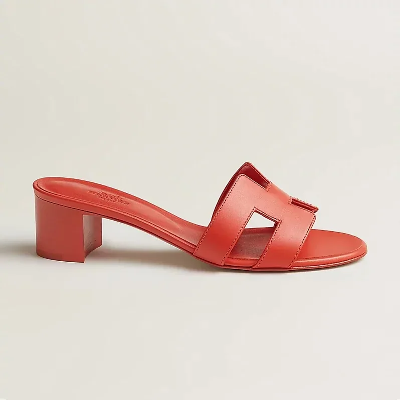 Hermes Oasis Sandals Orange Capucine 7K340