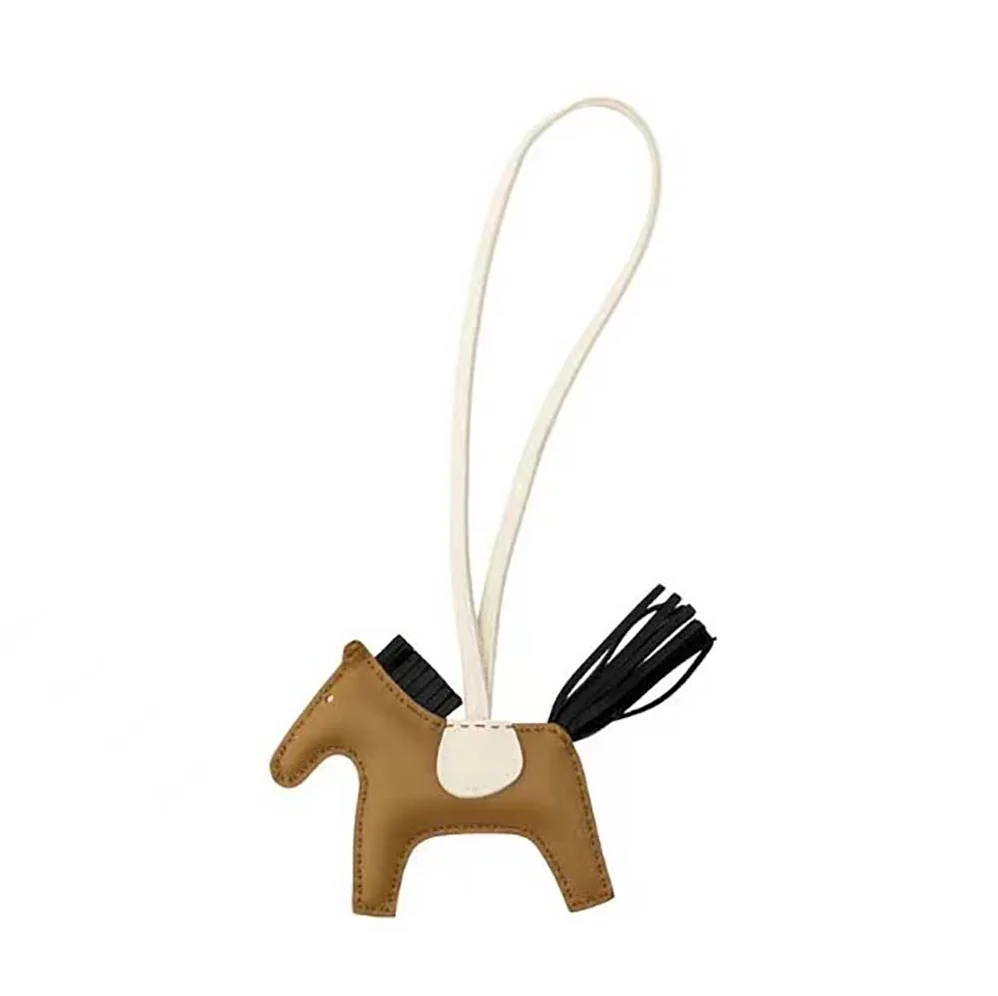 Hermes Rodeo MM Charm for Unisex in Brown Hermes Rodeo MM Charm for Unisex in Brown