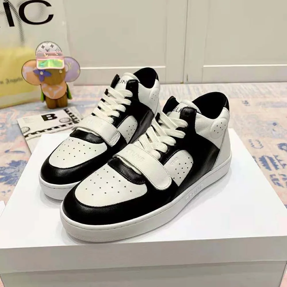 Celine CT-02 Mid Sneaker with Scratch in Calfskin for Men