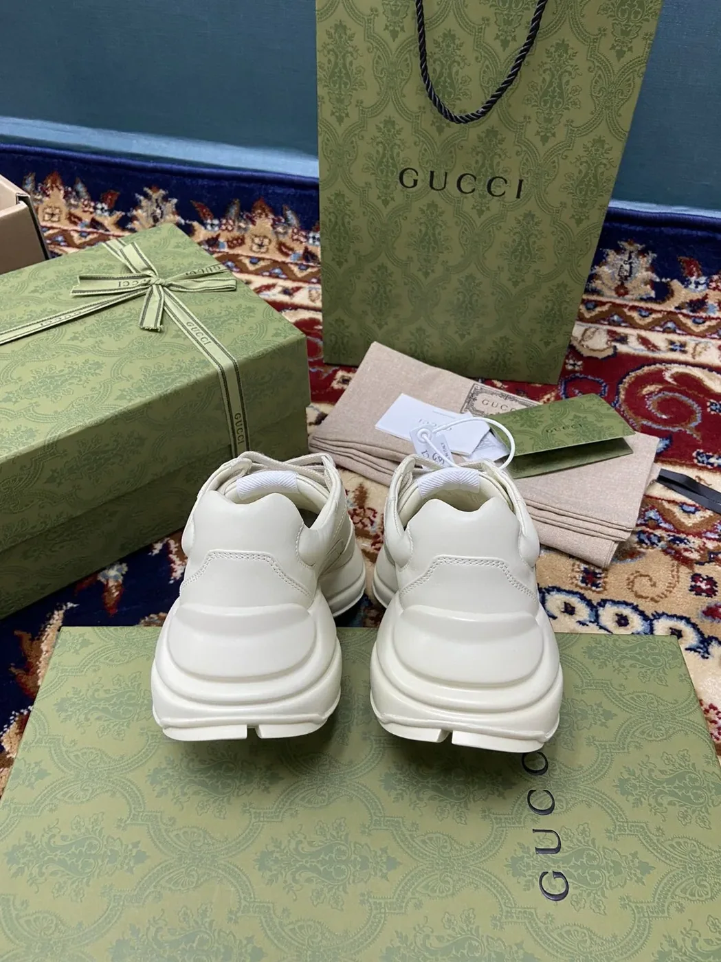 Gucci KAI x Gucci Rhyton Sneaker White Ivory
