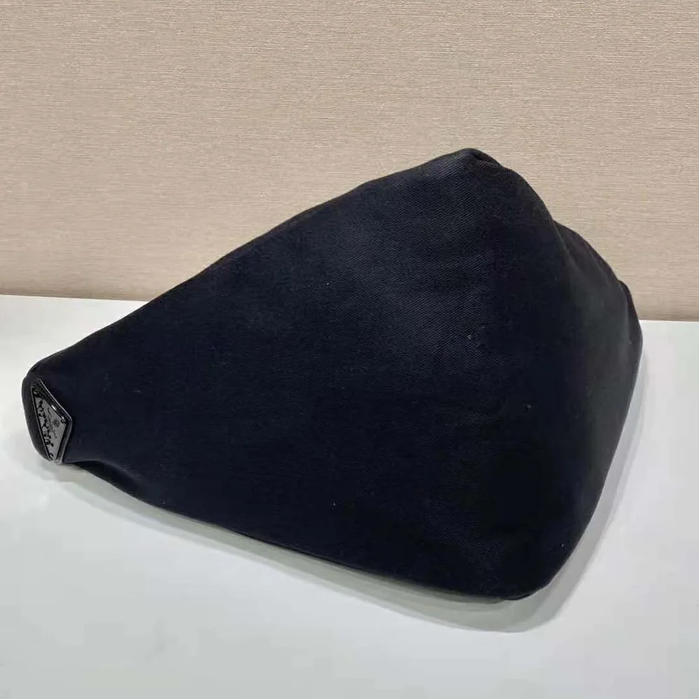 Prada Canvas Prada Triangle Bag for Women in Black Prada Canvas Prada Triangle Bag for Women in Black