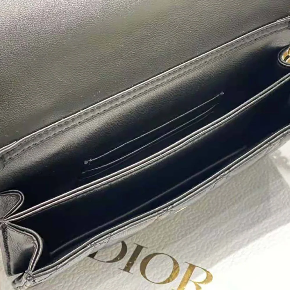 Dior Mini Miss Dior Bag Black Cannage Lambskin for Women
