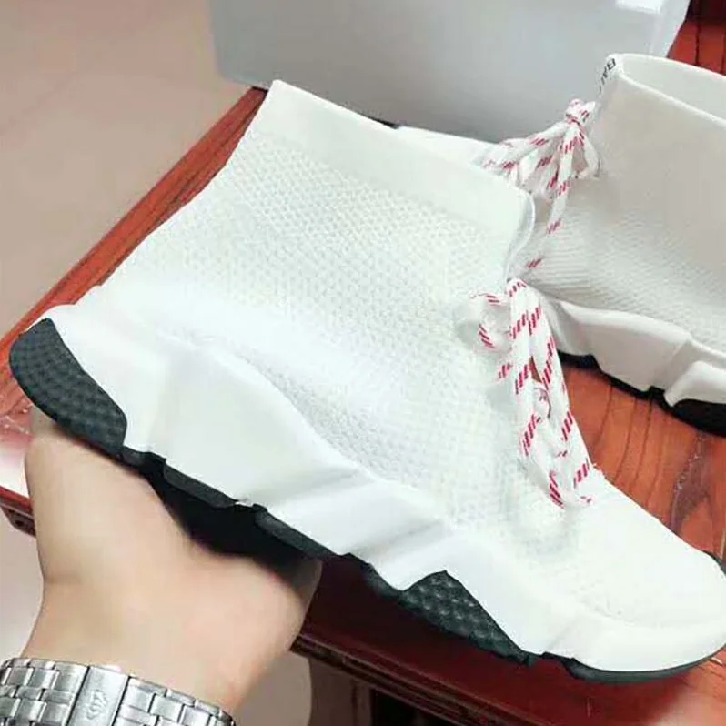 Balenciaga Shoes Speed Trainers 10mm Heel for Women in White