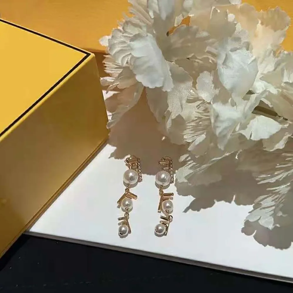Fendi First Earrings Gold for Women in colored