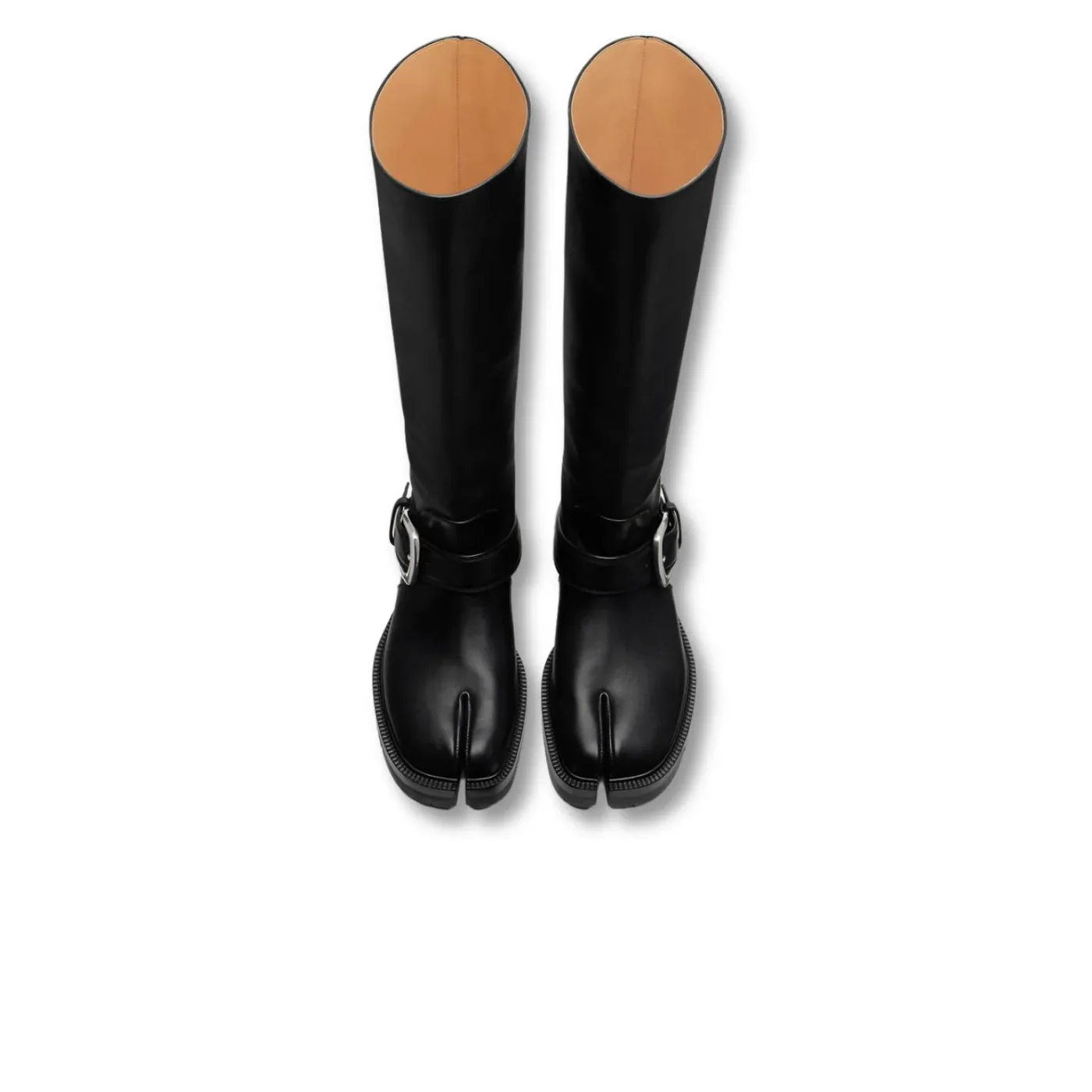 Maison Margiela Tabi Country Knee High Boots Black S58WW0162P3292H8396 Maison Margiela Tabi Country Knee High Boots Black S58WW0162P3292H8396