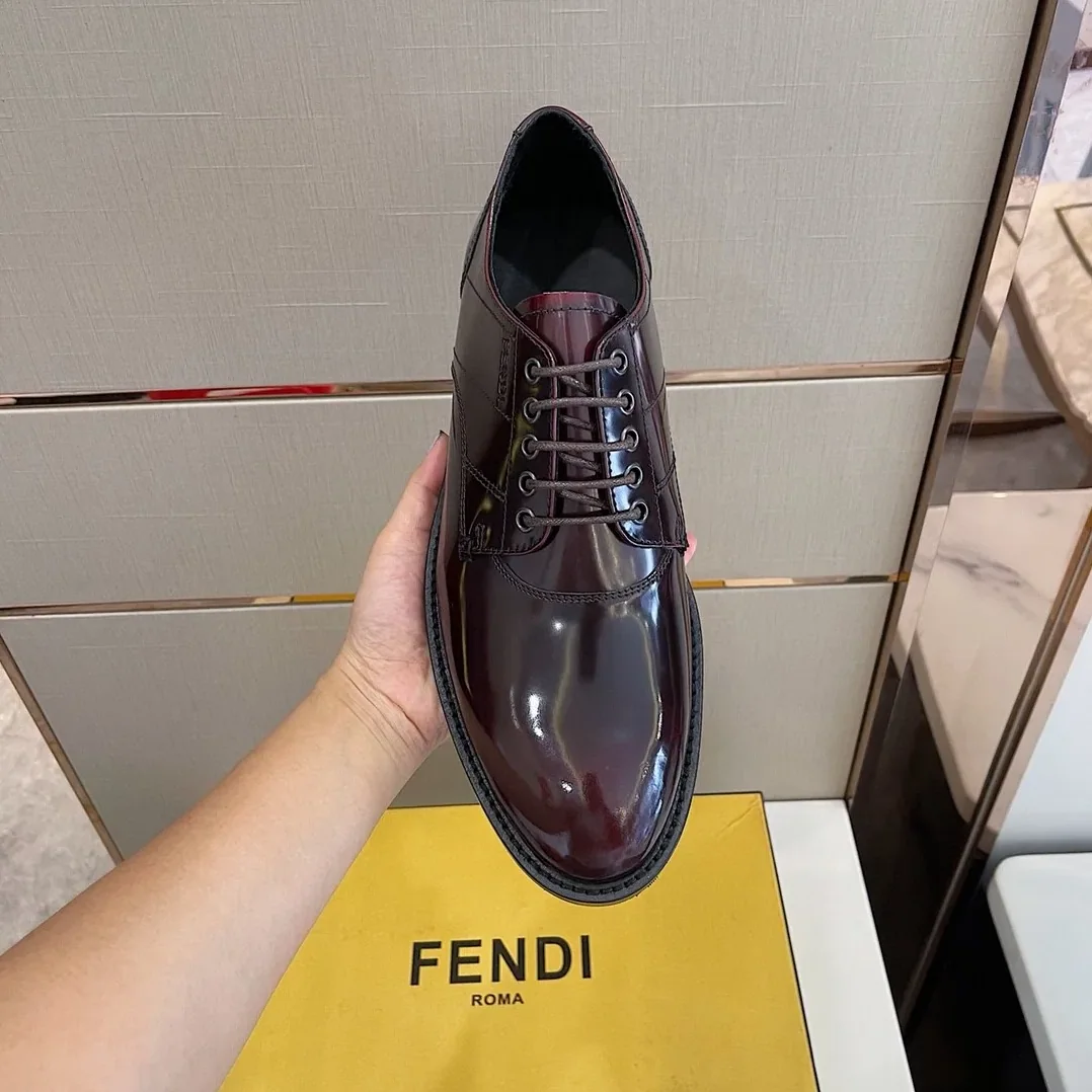 Fendi Force Dark Brown Shoes