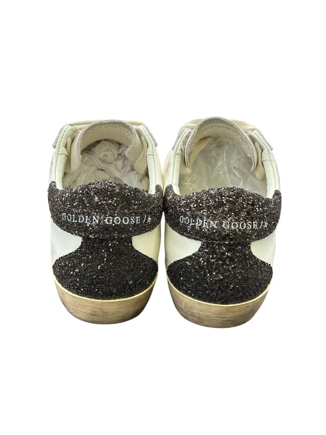 Super-Star with suede star and black heel tab