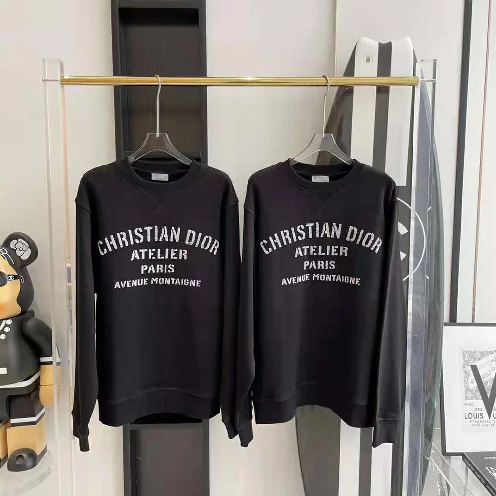 Dior Christian Dior Atelier T for Women in Shirt Black Cotton Jersey