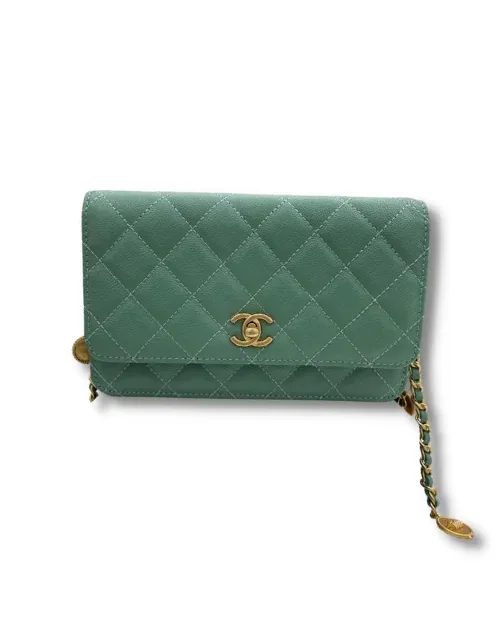 Wallet On Chain Green in Black/White /