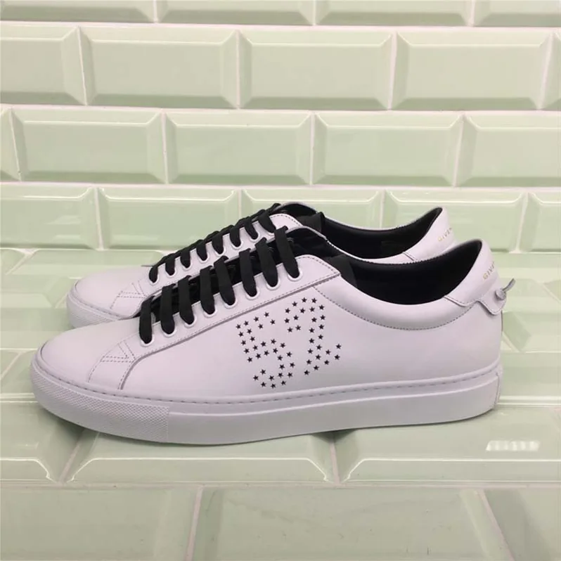 Givenchy 1952 Perforated Sneakers Shoes White for Men