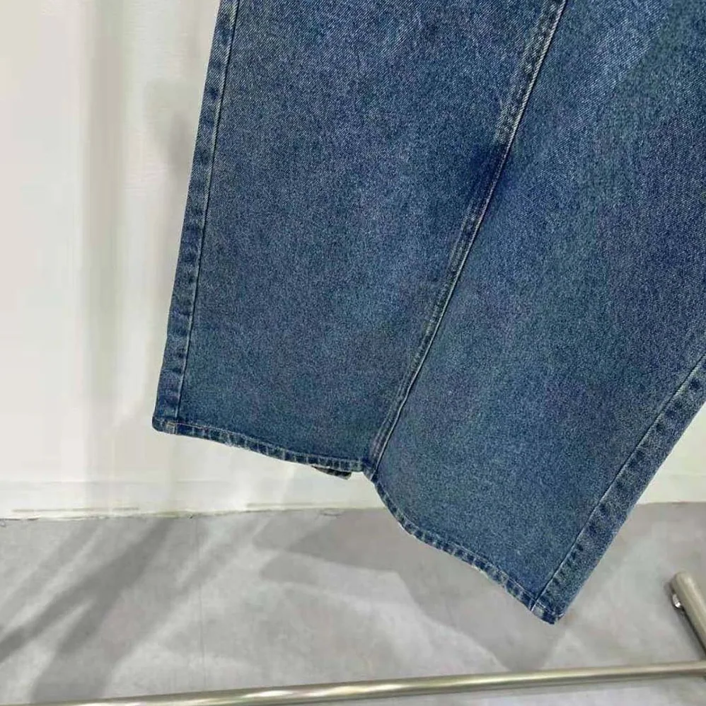 Prada Denim Maxi-skirt for Women in Navy