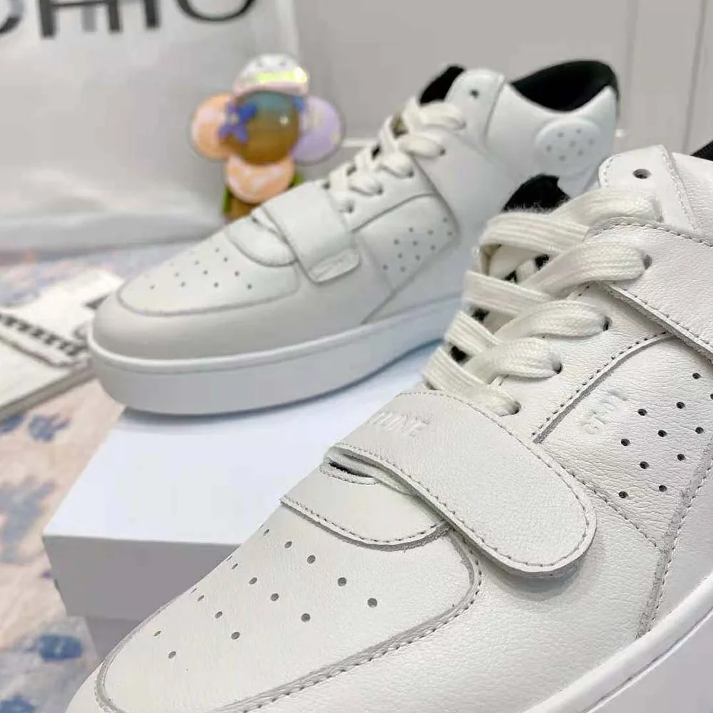 Celine CT-02 Mid Sneaker with Scratch in Calfskin for Women in Black Celine CT-02 Mid Sneaker with Scratch in Calfskin for Women in Black