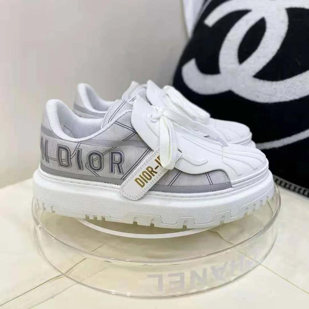 Dior Dior-id Sneaker Gray Reflective Technical Fabric for Women