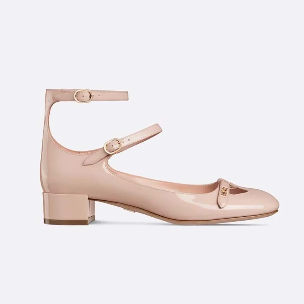 Dior Aime Dior Ballerina Pump Nude Patent Calfskin for Women