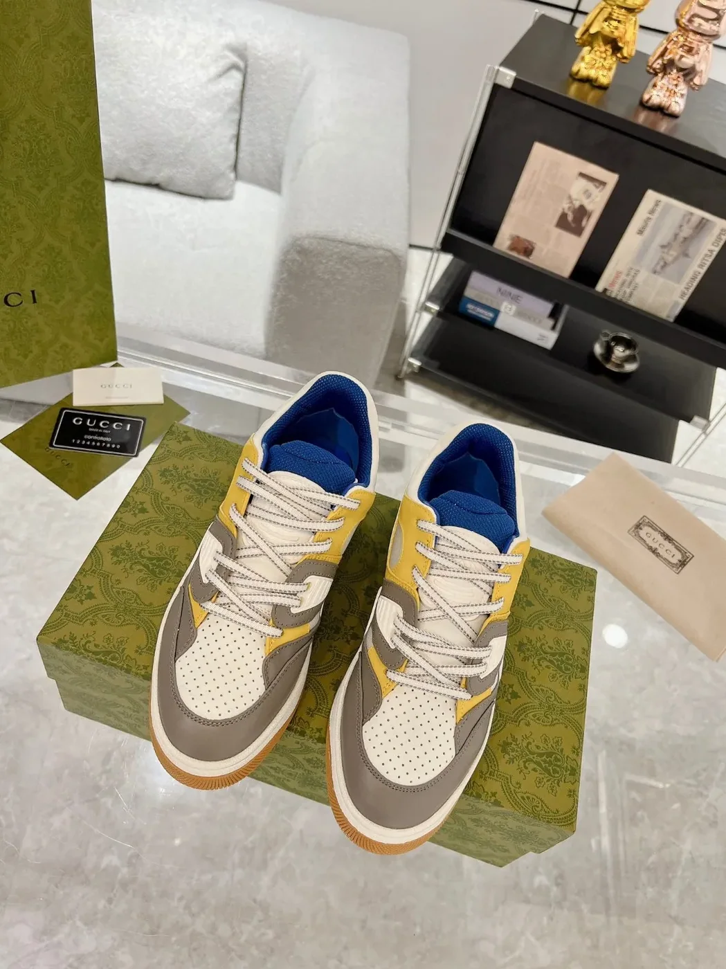 Gucci Basket Sneaker Multicolor Gucci Basket Sneaker Multicolor