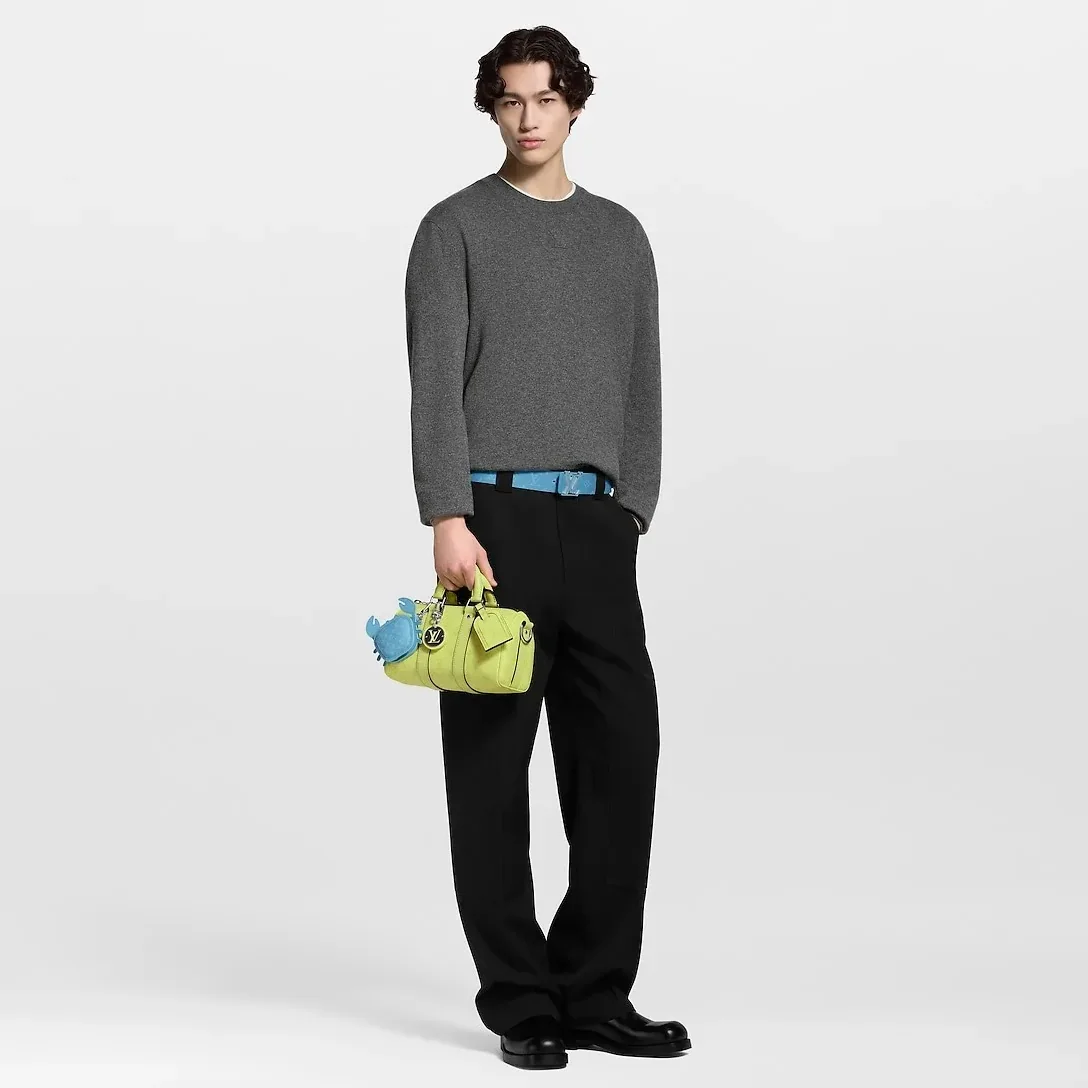 Louis Vuitton Keepall Bandouliere 25 Travel Bag in Lemon Yellow Silver Hardware Louis Vuitton Keepall Bandouliere 25 Travel Bag in Lemon Yellow Silver Hardware