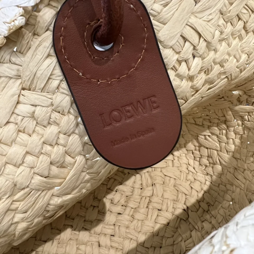 Small Anagram Basket Bag Beige/Brown / A223P65X01 Small Anagram Basket Bag Beige/Brown / A223P65X01
