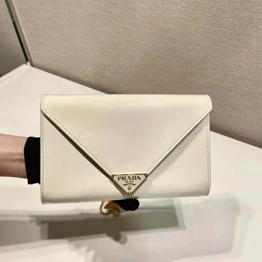 Prada Patent Leather Mini-bag for Women in White