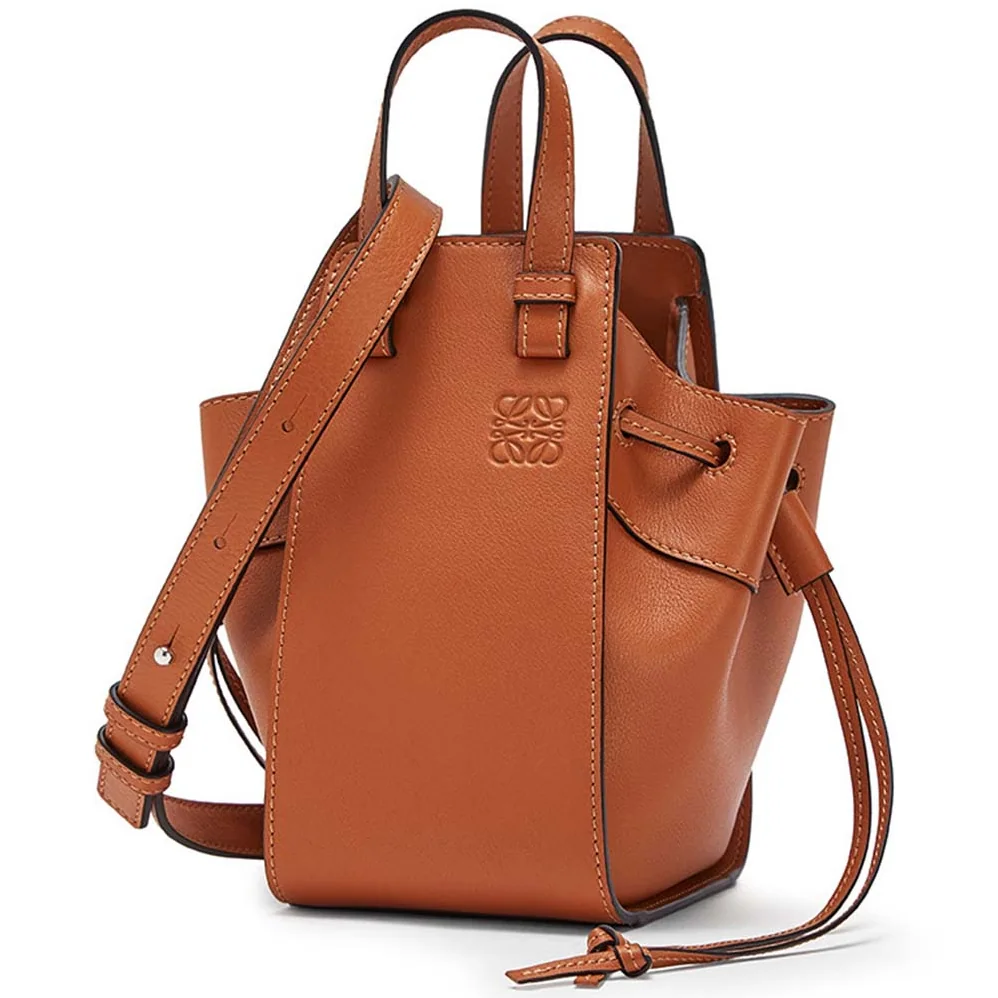 Loewe Hammock Dw Mini Bag in Nappa Calf for Women in Brown Loewe Hammock Dw Mini Bag in Nappa Calf for Women in Brown