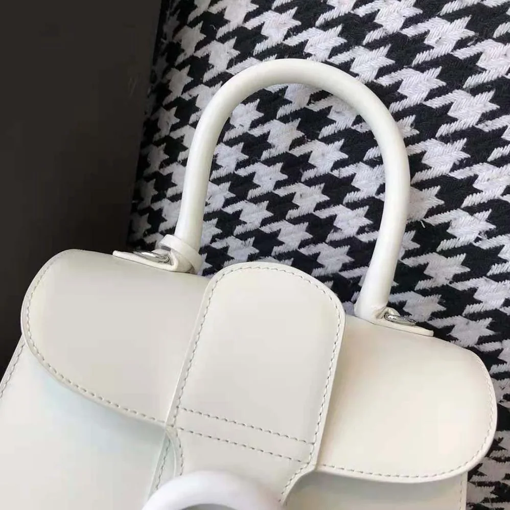 Delvaux Brillant Mini in Box Calf for Women in White Delvaux Brillant Mini in Box Calf for Women in White