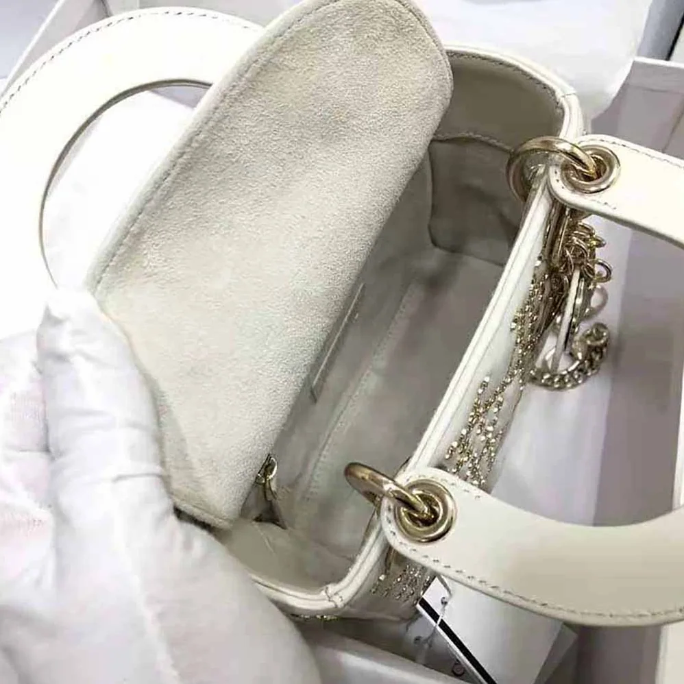 Dior Mini Lady Dior Bag Latte Lucky Star Cannage Lambskin for Women Dior Mini Lady Dior Bag Latte Lucky Star Cannage Lambskin for Women