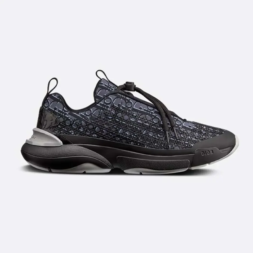 Dior B24 Sneaker Black Dior Oblique Technical Fabric for Men Dior B24 Sneaker Black Dior Oblique Technical Fabric for Men