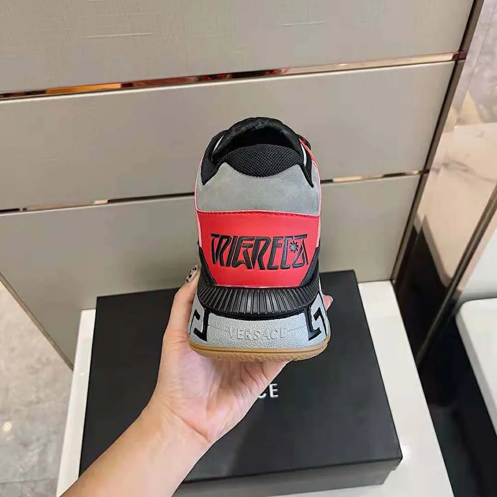 Versace Trigreca Coveted Sneaker Family for Women in Red Versace Trigreca Coveted Sneaker Family for Women in Red