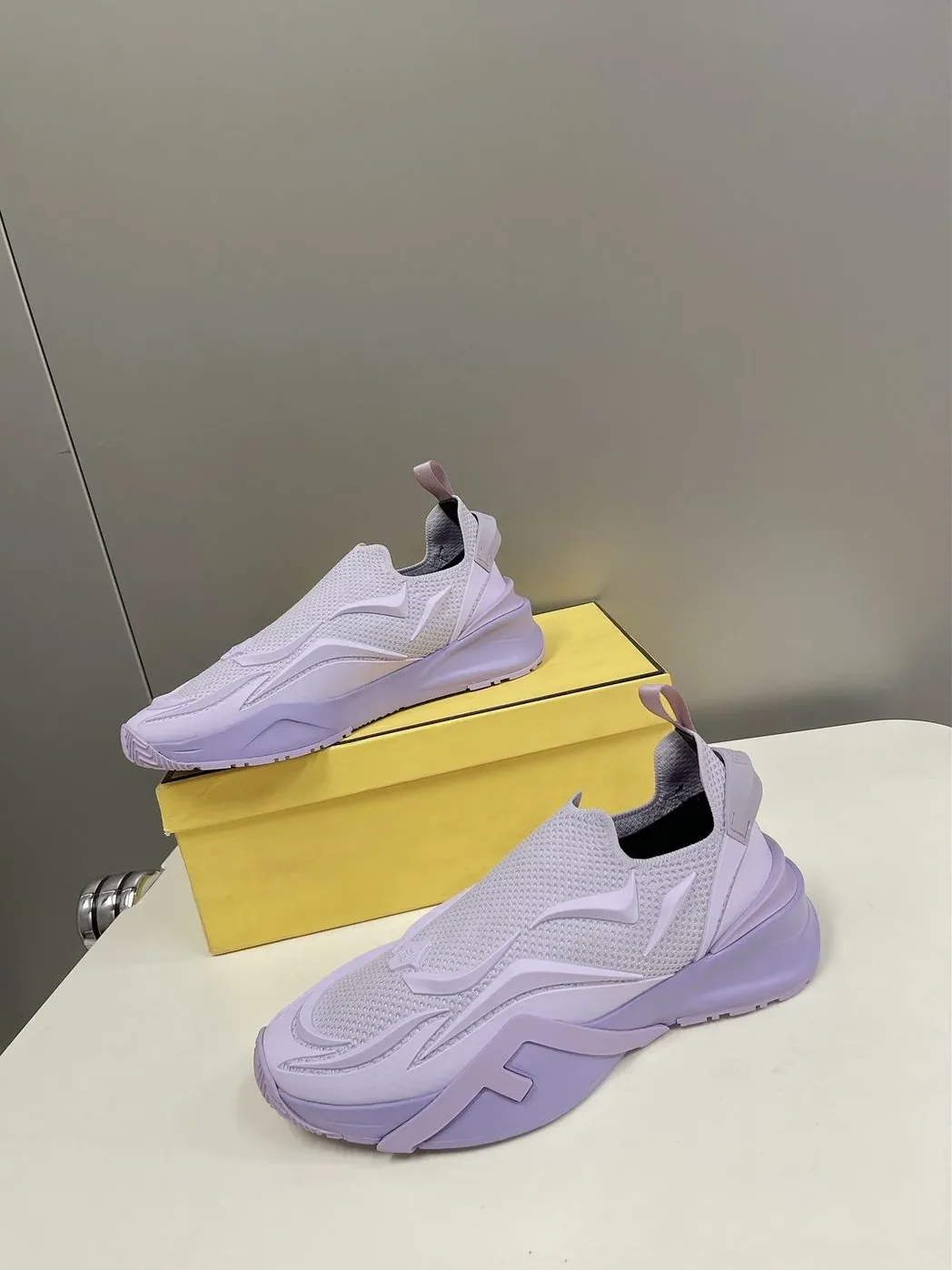 Fendi Low Trainers Sneakers Violet Fendi Low Trainers Sneakers Violet