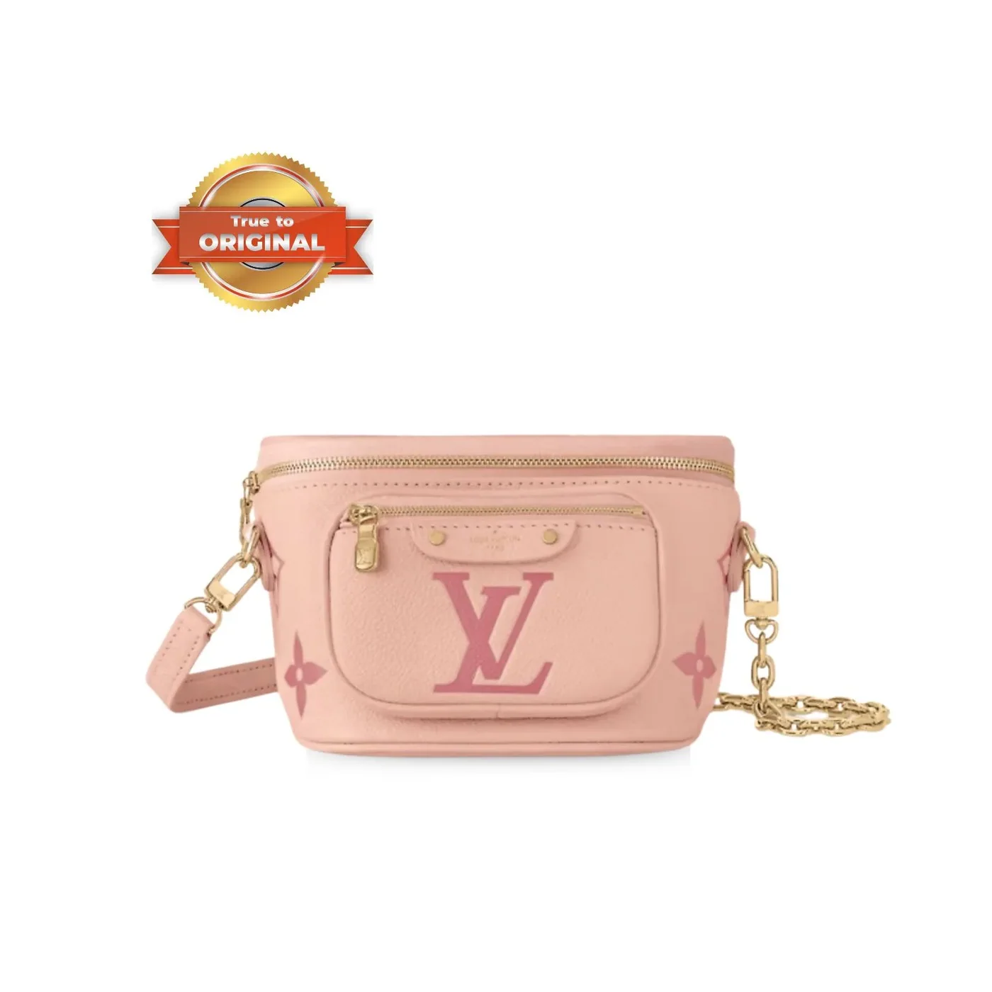 Louis Vuitton Mini Bumbag in Gradient Pink Gold Hardware Louis Vuitton Mini Bumbag in Gradient Pink Gold Hardware
