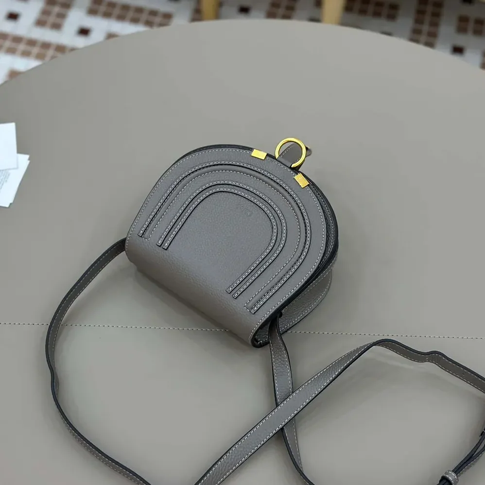 Chloe Small Marcie Saddle Bag is Crafted Leather for Women Chloe Small Marcie Saddle Bag is Crafted Leather for Women