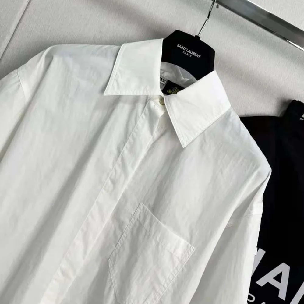 Loewe Cropped Workwear Shirt in Cotton for Women