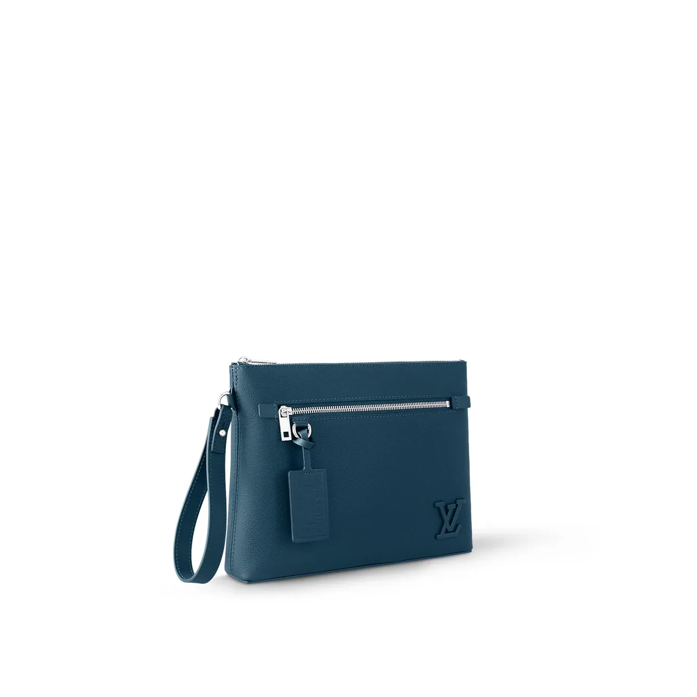Louis Vuitton Takeoff Pouch Wallet Blue /