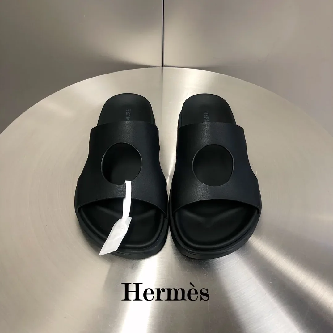 Hermes Edith Sandal Black Hermes Edith Sandal Black