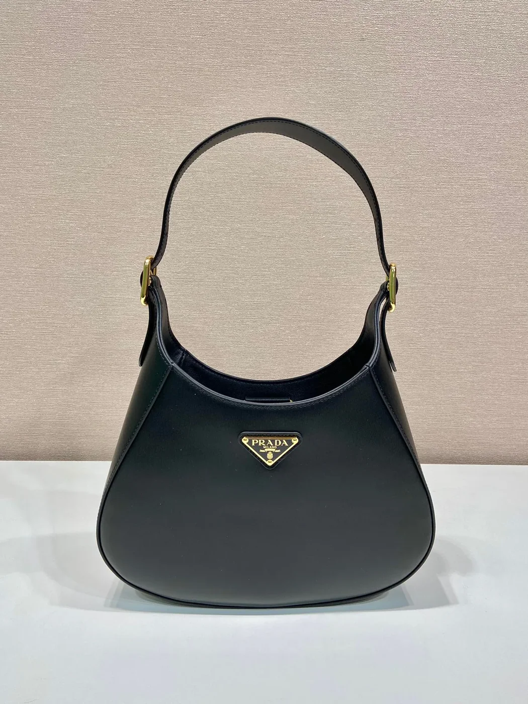 Prada Cleo Brushed Shoulder Bag In Black For Women10. / Prada Cleo Brushed Shoulder Bag In Black For Women10. /
