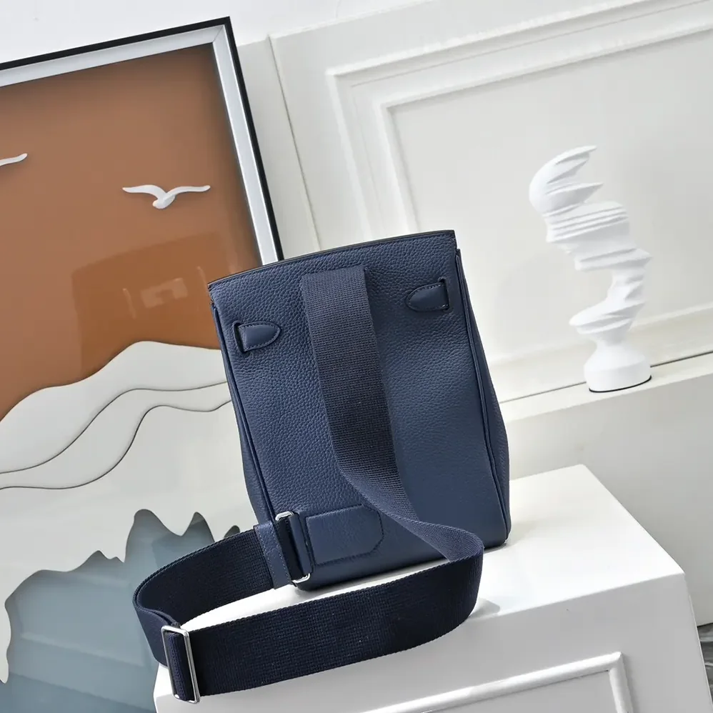 Hermes Hac A Dos PM Backpack for Unisex in Navy