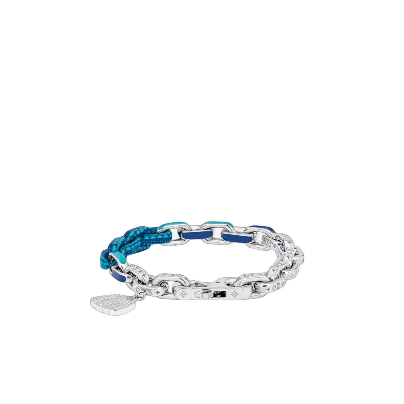 Louis Vuitton LV x YK Paradise Chain Bracelet Blue Louis Vuitton LV x YK Paradise Chain Bracelet Blue