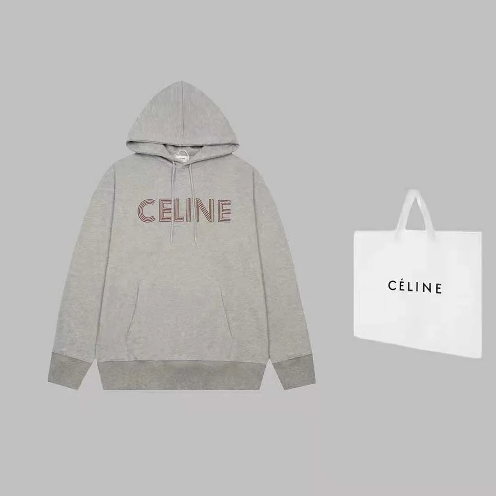 Celine Loose Hoodie in Cotton Fleece for Women