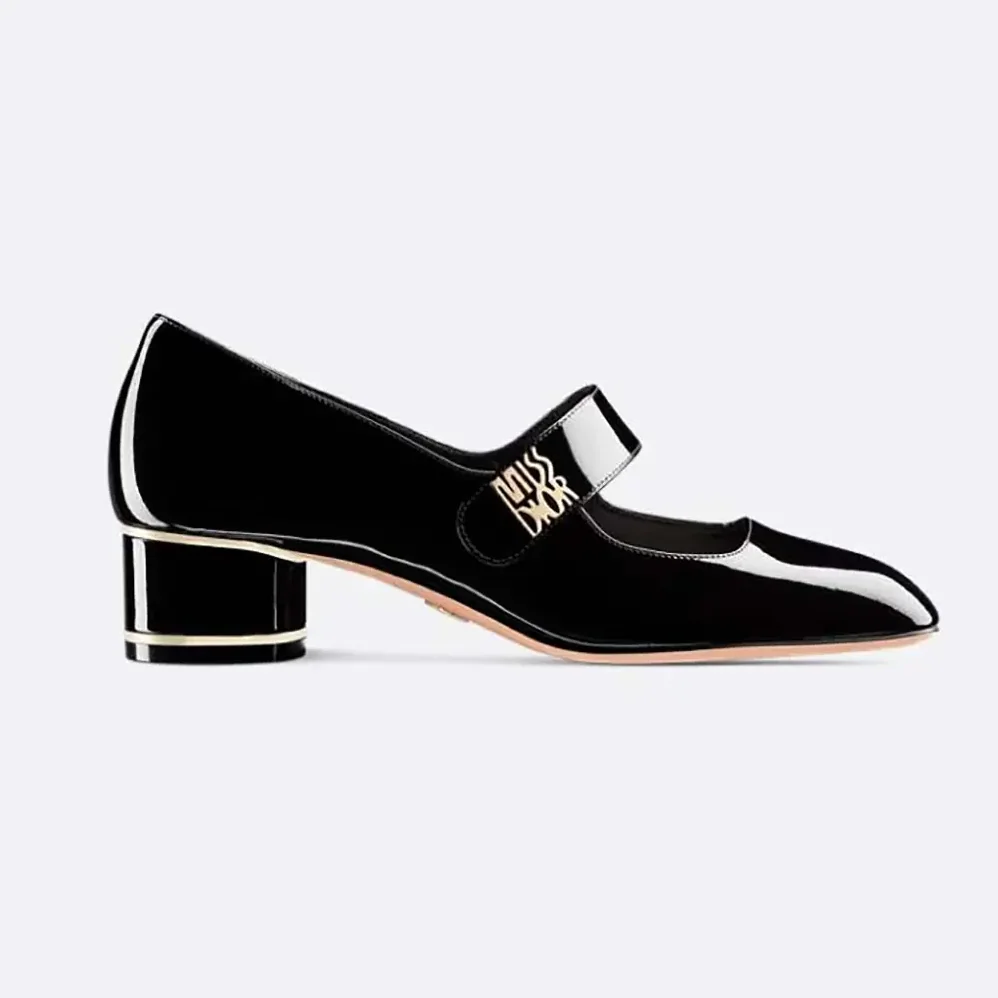 Dior Miss Dior Pump Black Patent Calfskin for Women Dior Miss Dior Pump Black Patent Calfskin for Women