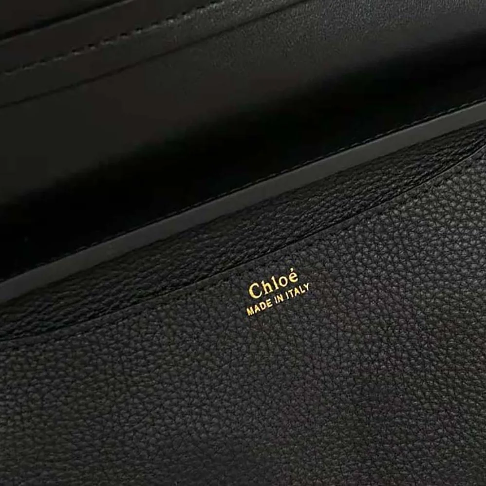 Chloé Marcie Chain Flap Bag for Women in Black Chloé Marcie Chain Flap Bag for Women in Black