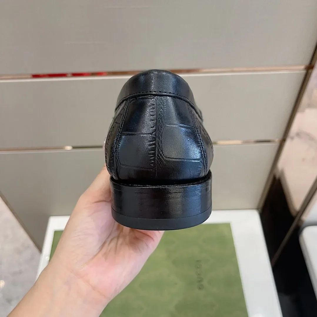 Gucci Horsebit Crocodile Loafer Black 0GQ00 Gucci Horsebit Crocodile Loafer Black 0GQ00