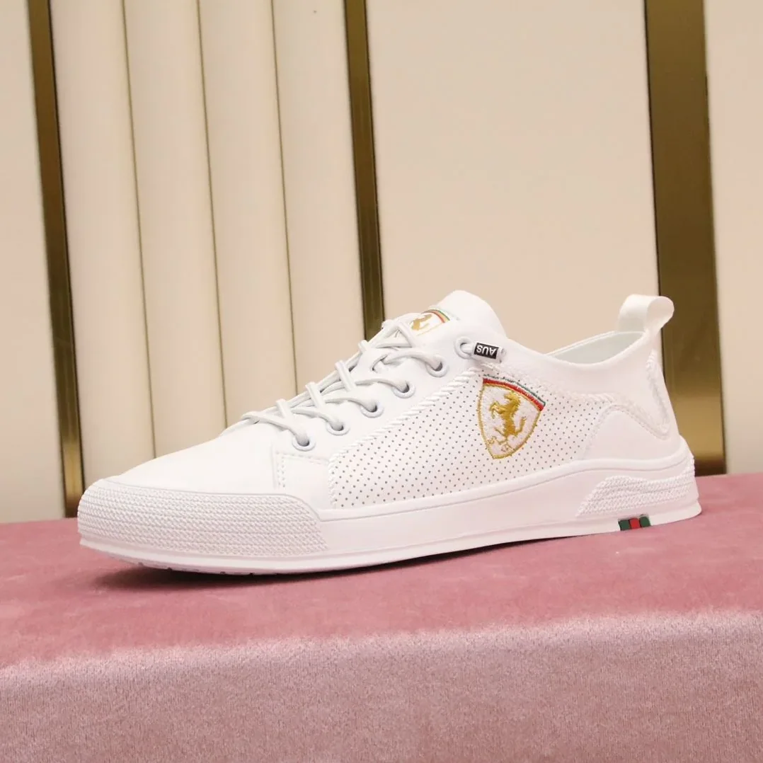 Gucci Ferrari Sneaker Loafer White for Men Gucci Ferrari Sneaker Loafer White for Men