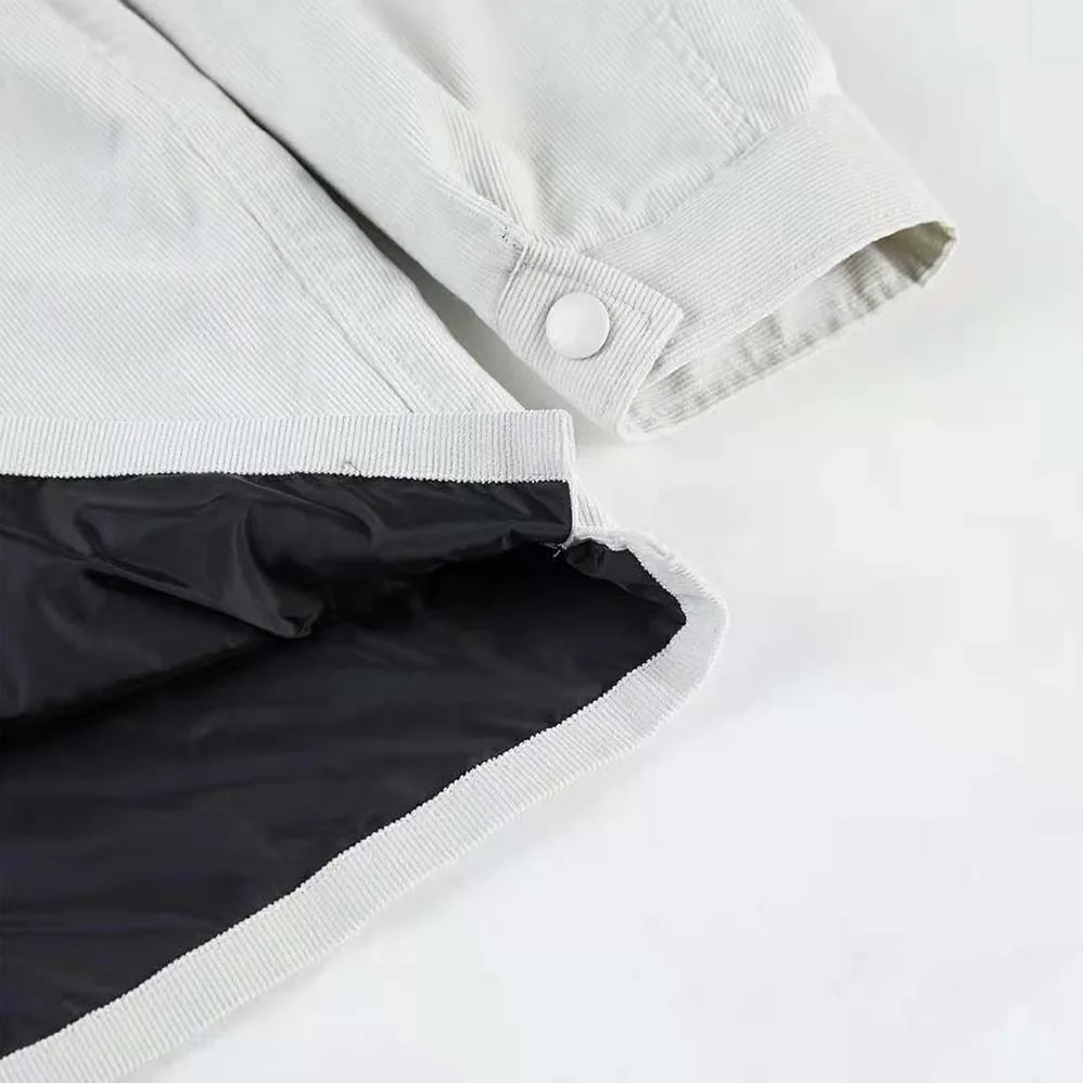 Prada Pinwale Corduroy Shirt for Men in White Prada Pinwale Corduroy Shirt for Men in White