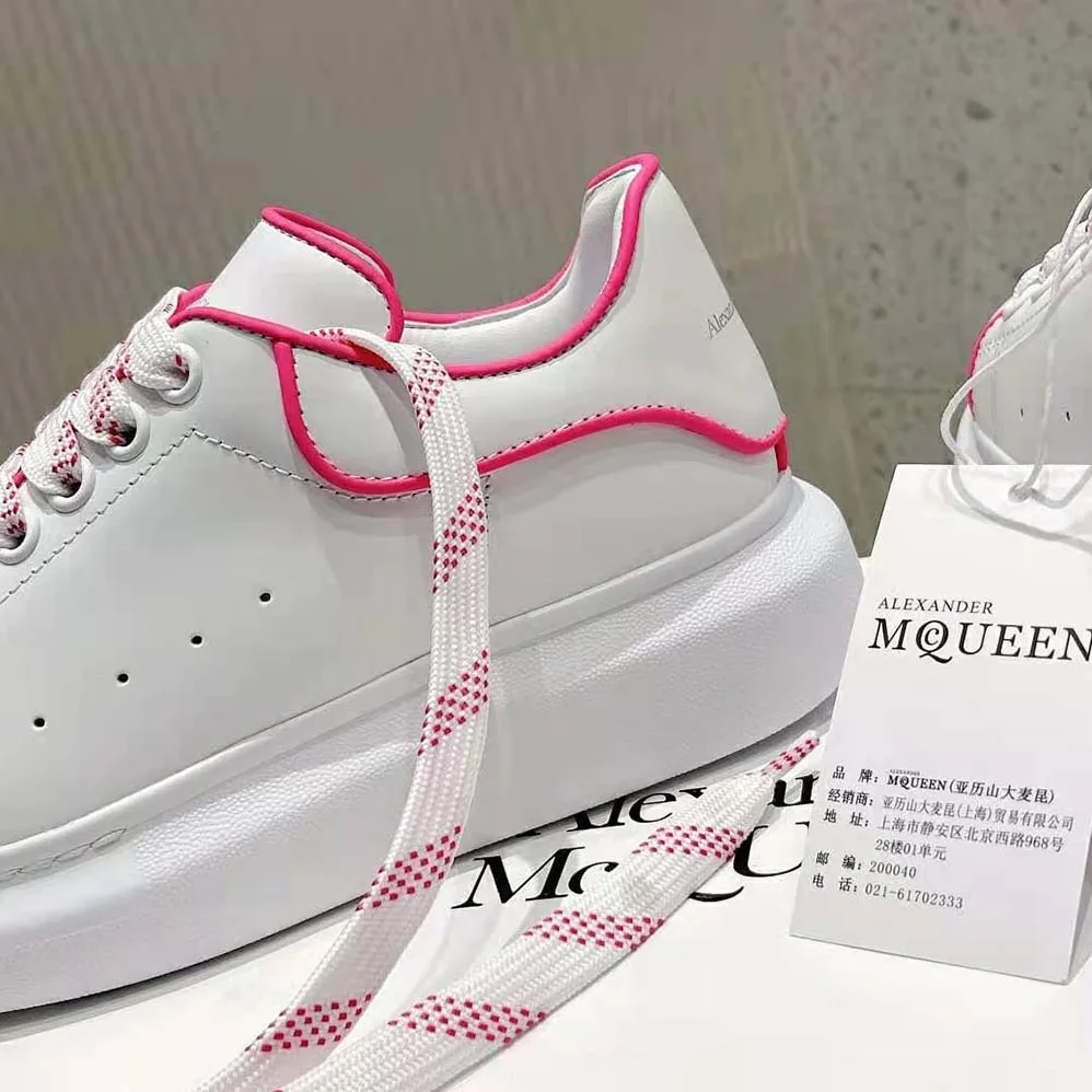 Alexander Mcqueen Oversized Sneaker in Neon Pink for Women