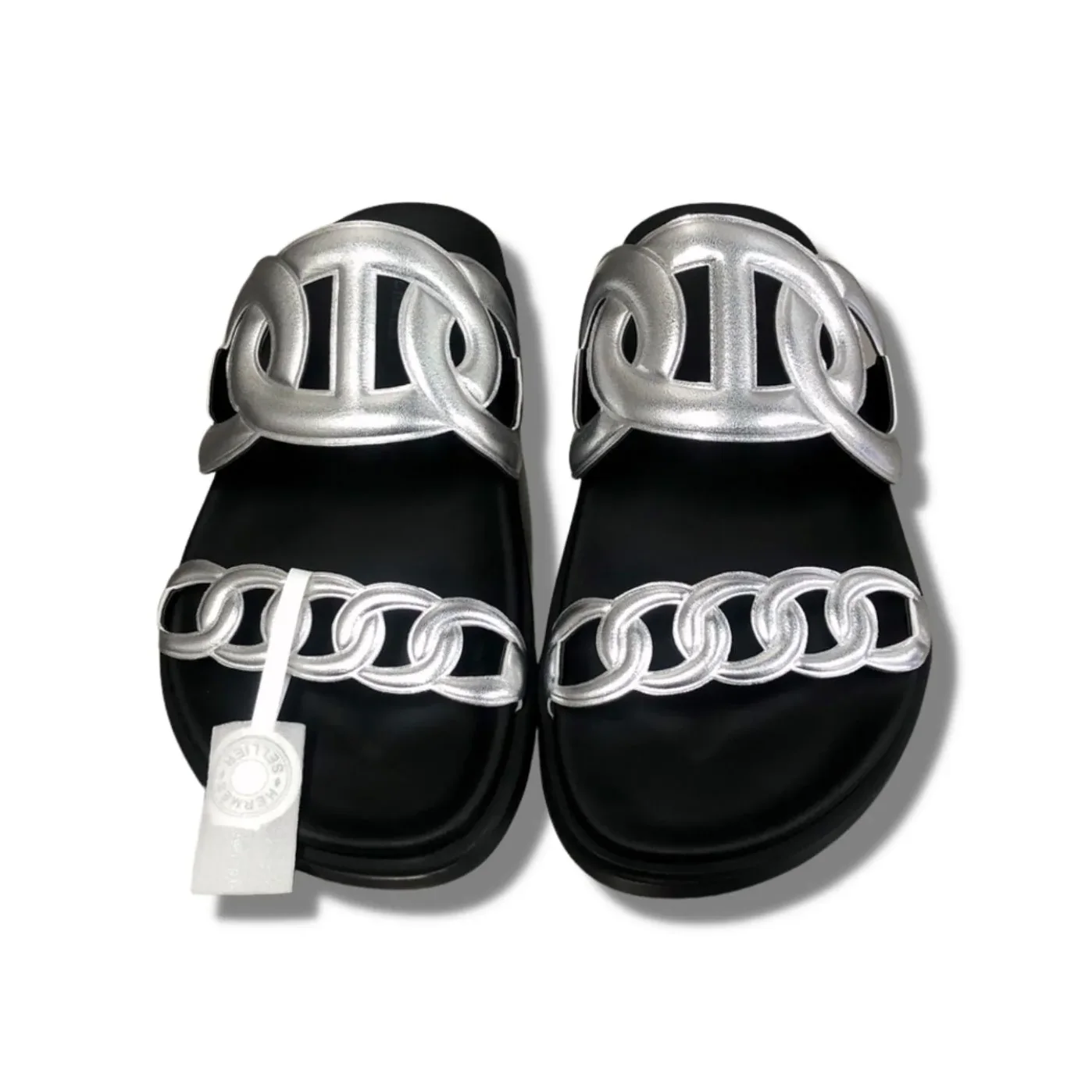 Hermes Extra Sandal Silver