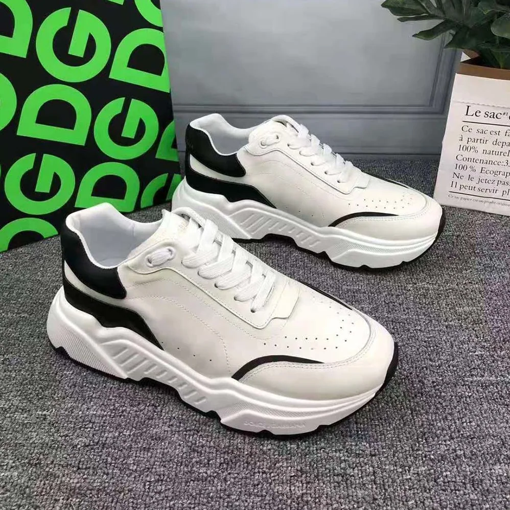 Dolce Gabbana D&G Daymaster Sneakers in Nappa Calfskin for Men in Black Dolce Gabbana D&G Daymaster Sneakers in Nappa Calfskin for Men in Black