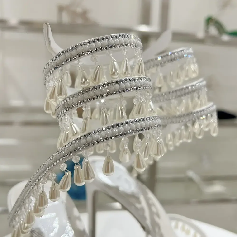 Rene Caovilla Chandelier Ivory Sandal 105 for Women