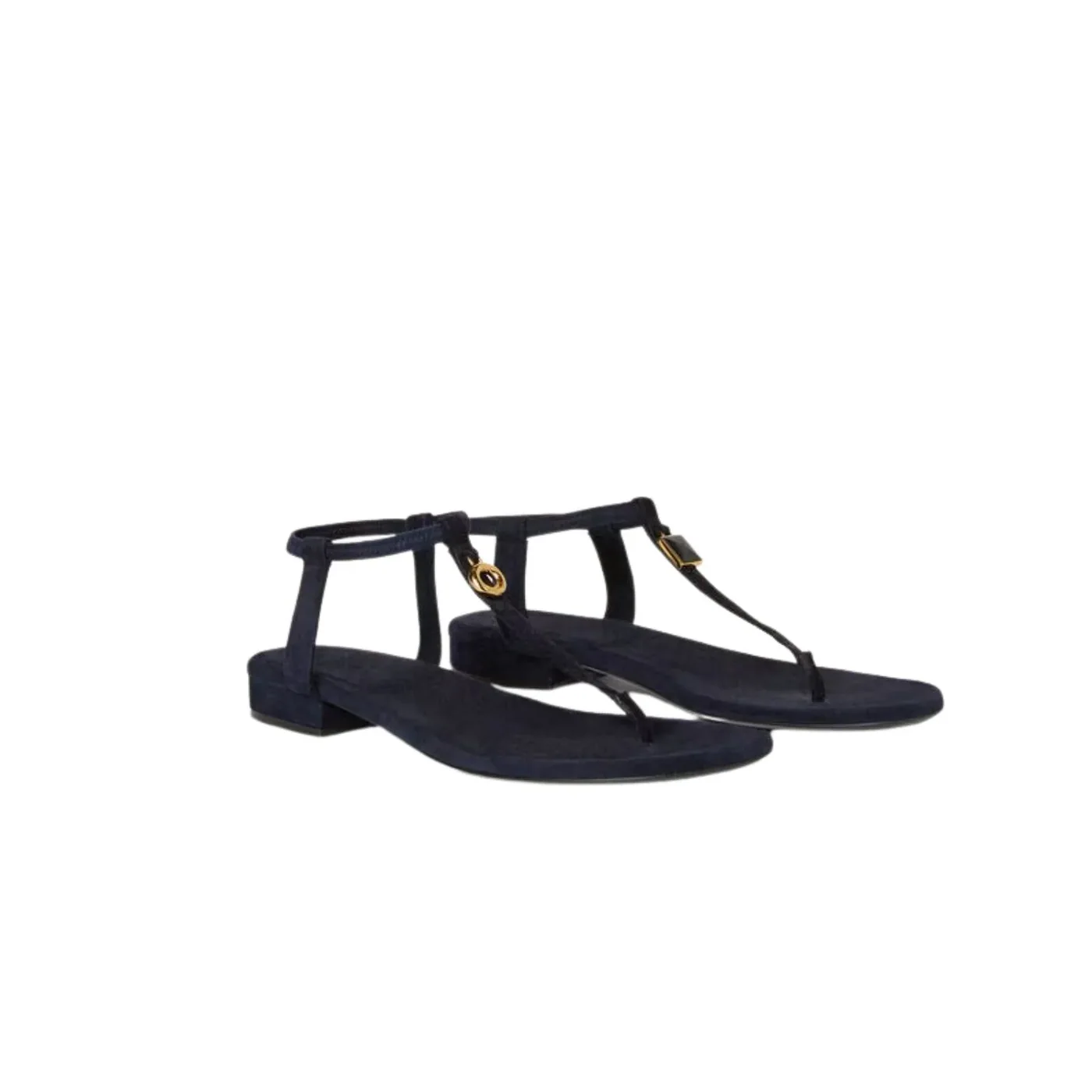 Loro Piana Mindil Sandal Navy Blue – FAO1561