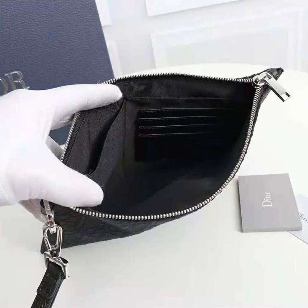 Dior Pouch Black Dior Oblique Jacquard for Men